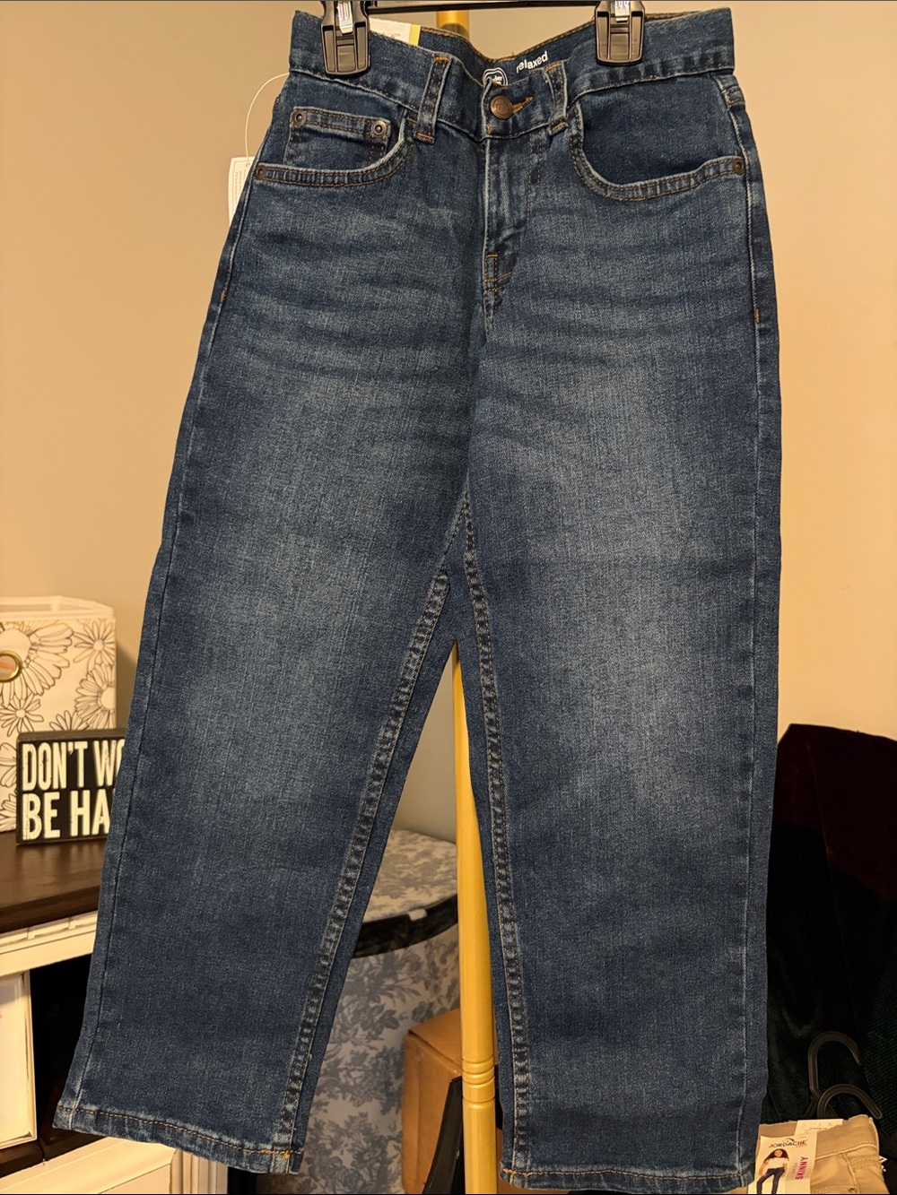 Boys Classic Straight Blue Jeans